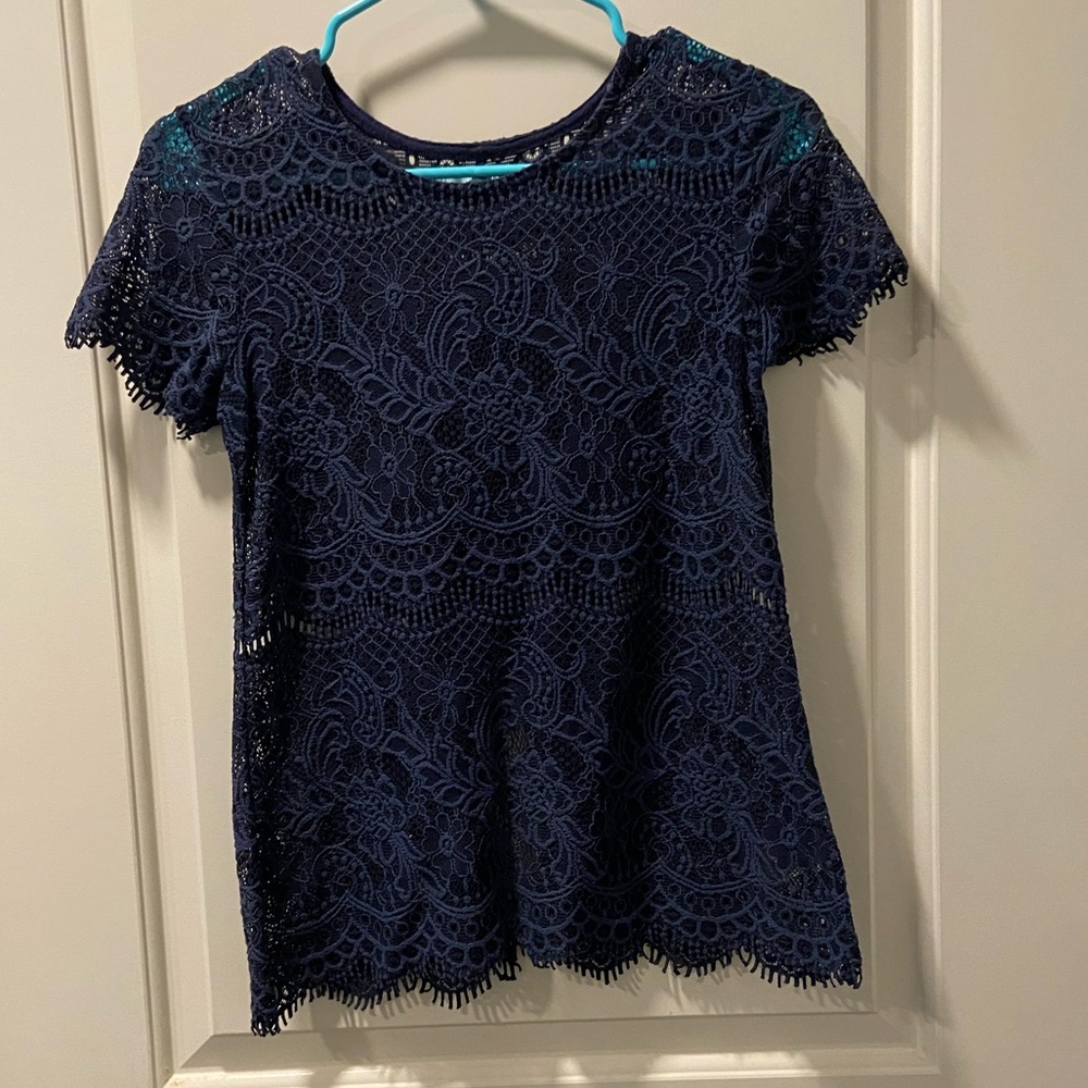 Maurice’s navy blue lace top